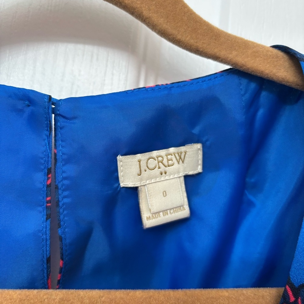 Blue Floral Shift Dress | J.Crew 0 - Picture 5 of 10